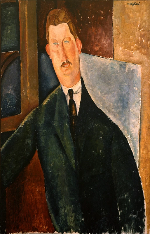 Amedeo Modigliani - 209, Ritratto di un uomo, 1919